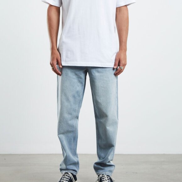 Levis 550 '92 Relaxed Taper Fit Men's Jeans - Light Wash - Picture 4 of 5